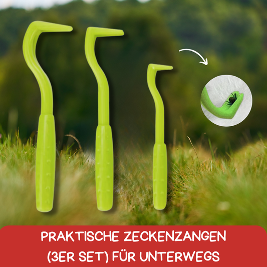 Praktische Zeckenzangen (3er Set)